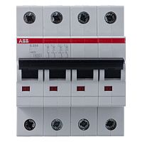 2CDS254001R0518 Автоматический выключатель ABB S200 4P 25А (Z) 6кА, 2CDS254001R0518