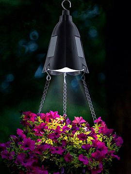 Б0044237 ERASF024-30 ЭРА Садовый подвесной светильник для подсветки кашпо на солнечной батарее (24/288)  - фотография 7