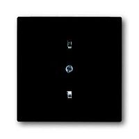 2011-0-3546 Розетка ABB IMPULS, скрытый монтаж, с заземлением, черный бриллиант, 2011-0-3546