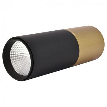 3074-1C Deepak потолочный светильник D50*H139, LED*5W, 350LM, 4000K, IP20, included; накладной светильник, каркас сочетает в себе два цвета - золото и черный  - фотография 3