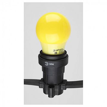Б0049581 Лампочка светодиодная ЭРА STD ERAYL50-E27 E27 / Е27 3Вт груша желтый для белт-лайт  - фотография 5