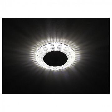 Б0028083 DK LD8 SL/WH Светильник ЭРА декор cо светодиодной подсветкой MR16, прозрачный (50/1750)  - фотография 3
