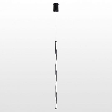 LSP-8426 Cass Подвесной светильник, цвет основания - черный, плафон - акрил (цвет - белый), 1x10W LED