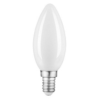 103201209-D Лампа Gauss Filament Свеча 9W 610lm 4100К Е14 milky диммируемая LED 1/10/50