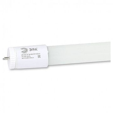 Б0033004 Лампа светодиодная ЭРА STD LED T8-20W-840-G13-1200mm G13 поворотный 20Вт трубка стекло нейтральный белый свет  - фотография 2