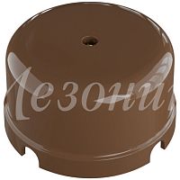 GE30236-70 Коробка распределительная пластиковая D78мм, высота 43мм, IP20, цвет - какао, серия УСАДЬБА, ТМ МЕЗОНИНЪ