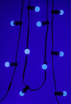 Б0049578 Лампочка светодиодная ЭРА STD ERABL50-E27 E27 / Е27 3Вт груша синий для белт-лайт  - фотография 6