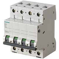 5SL4610-6 Автоматический выключатель Siemens SENTRON 3P+N 10А (B) 10кА, 5SL4610-6