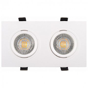 DK3022-WH DK3022-WH Встраиваемый светильник, IP 20, 10 Вт, GU5.3, LED, белый, пластик  - фотография 2