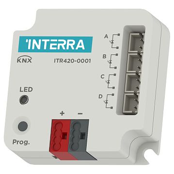 ITR420-0001 Интерфейсный модуль ИК-управления KNX IR Emitter, для управления аудио-/видео устройствами, бытовой техникой и  кондиционерами с помощью инфракрасного передатчика, 45x45x16 мм, в установочную коробку  - фотография 2