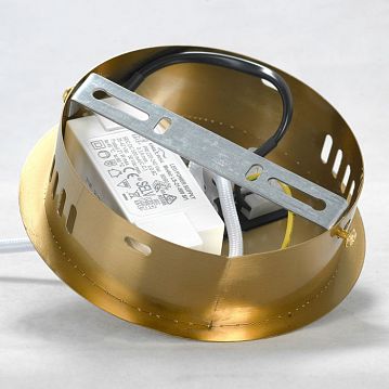 LSP-8691 Colbert Подвесные светильники, цвет основания - матовое золото, плафон - акрил (цвет - белый), 1x13W LED  - фотография 5