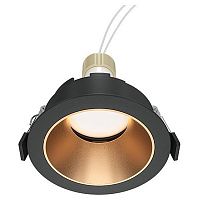 DL051-U-1BMG Maytoni Technical Встраиваемый светильник Цвет: Черный и Матовое золото 10W