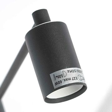 LSP-8156-G Подвесной светильник, цвет основания - черный, плафон - без плафона, 6х6W E27  - фотография 2
