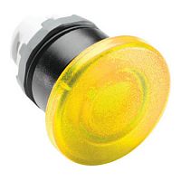 1SFA611124R2103 Кнопка MPM1-21Y ГРИБОК желтая (только корпус) без фиксации с под светкой 40мм