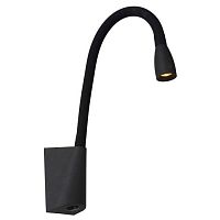 18294/03/30 GALEN Бра LED 3W 3000K Flex Arm Black, 18294/03/30