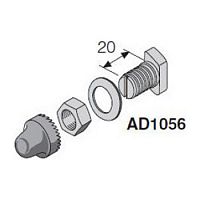 AD1056 Комплект соединительный под кабельный наконечник м8, L=20 (12шт)
