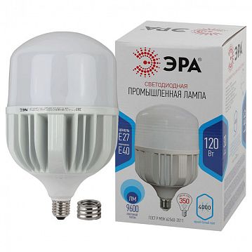 Б0051793 Лампа светодиодная ЭРА STD LED POWER T160-120W-4000-E27/E40 E27 / E40 120Вт колокол нейтральный белый свет  - фотография 4