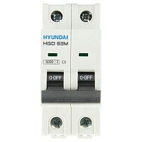 13.04.001043 Автоматический выключатель HYUNDAI HGD 2P 1А 6кА, 13.04.001043
