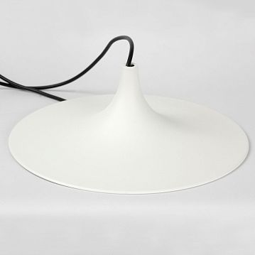 LSP-7080 Подвесной светильник, цвет основания - черныйБелый, плафон - металл (цвет - белый), 1х6W led  - фотография 5
