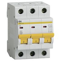 MVA20-3-003-C Автоматический выключатель IEK ВА47-29 3P 3А (C) 4.5кА, MVA20-3-003-C