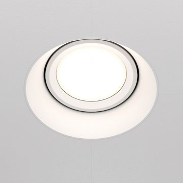 DL042-01-RD-W Maytoni Technical Dot Встраиваемый светильник Цвет: Белый 1x50W GU10  - фотография 2