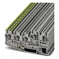 3209060 STIO 2,5/4-PE/2B/L Заземляющие клеммы для выполнения проводки в зданиях (упак. 50)