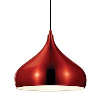 SARATOGA Подвесной светильник, цвет основания - красный, плафон - металл (цвет - красный), 1x60W E27