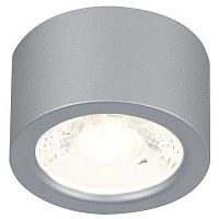 2808-1U Deorsum потолочный светильник D65*H40, 1*LED*7W, 560LM, 4000K, included; накладной светильник, каркас серебряного цвета