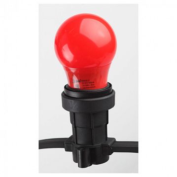 Б0049580 Лампочка светодиодная ЭРА STD ERARL50-E27 E27 / Е27 3Вт груша красный для белт-лайт  - фотография 5