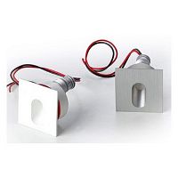 6351.01 LED SPOON, встраиваемый светильник, цвет арматуры - белый, LED max 500mA (2W) 3700K