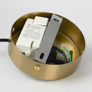 LSP-7092 Подвесной светильник, цвет основания - бронзовый, плафон - акрил (цвет - белый), 1х13W LED  - фотография 6