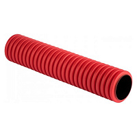 tr2st-160-6m Труба гофр. двустенная ПНД/ПНД жесткая d160 мм (6 м) (24 м/уп) красная EKF-Plast
