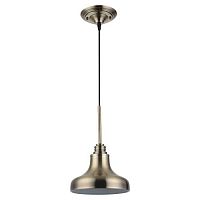 SONA Подвесной светильник, цвет основания - бронзовый, плафон - металл (цвет - бронзовый), 1x60W E27