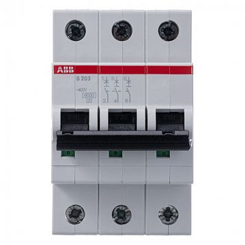 2CDS253001R0158 Автоматический выключатель ABB S200 3P 0.5А (Z) 6кА, 2CDS253001R0158  - фотография 3