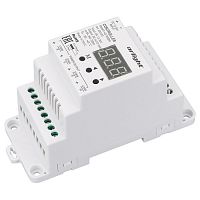 022493 Контроллер SMART-K3-RGBW (12-36V, 4x5A, DIN, 2.4G) (Arlight, IP20 Пластик, 5 лет)