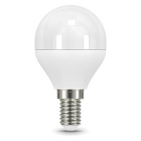 105101307-D Лампа Gauss Шар 7W 590lm 6500К E14 диммируемая LED 1/10/100