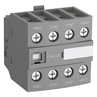 Блок контактный дополнительный CA4-31M (3НО+1НЗ) для контакторов  AF09…AF16..-30-10