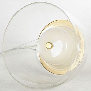 LSP-7061 Подвесной светильник, цвет основания - бронзовый, плафон - стекло (цвет - прозрачный), 1х5W Led  - фотография 2