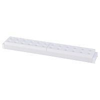 4140-1C Unica потолочный светильник L240*W33*H20, LED*10W, 42V, угол рассеивания: 30°, 850LM, 3000-6000K, IP20, included, магнитный светильник на шинопровод белого цвета с гнездовой конструкцией для снижения бликов