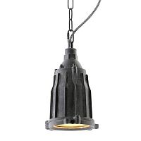 KINGSTON Подвесной светильник, цвет основания - серый, плафон - металл (цвет - серый), 1x60W E27