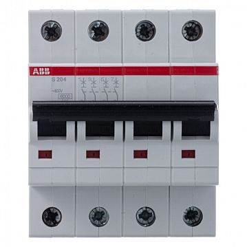 2CDS254001R0278 Автоматический выключатель ABB S200 4P 2А (Z) 6кА, 2CDS254001R0278