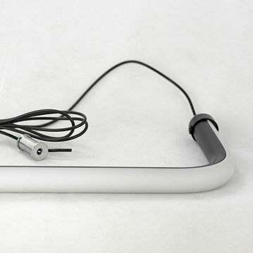 LSP-8427 Cass Линейно-Подвесной светильник, цвет основания - черный, плафон - акрил (цвет - белый), 1x12W LED  - фотография 2