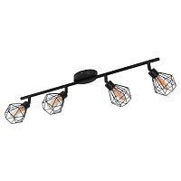 32767 32767 Светод. спот ZAPATA 1, 4X3W(G9-LED), сталь, черный/стекло, янтарный, 32767