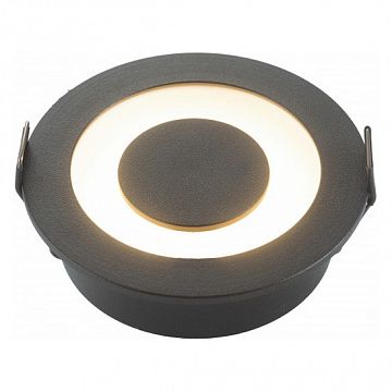 DK2500-BK DK2500-BK Встраиваемый светильник, IP 20, 5 Вт, LED 3000, черный, алюминий  - фотография 5