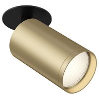C049CL-U-1BMG Maytoni Technical Потолочный светильник Цвет: Черный и Матовое золото 10W