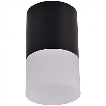 3070-1C Naram потолочный светильник D64*H110, LED*5W, 400LM, 4000K, IP20, included; накладной светильник, каркас черного матового цвета, рассеиватель из белого акрила  - фотография 2