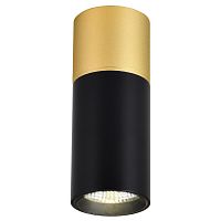 3074-1C Deepak потолочный светильник D50*H139, LED*5W, 350LM, 4000K, IP20, included; накладной светильник, каркас сочетает в себе два цвета - золото и черный