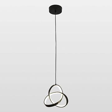 LSP-7151 Подвесной светильник, цвет основания - черный, плафон - акрил (цвет - белый), 1х13W LED