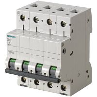 5SL4415-7 Автоматический выключатель Siemens SENTRON 4P 1.6А (C) 10кА, 5SL4415-7