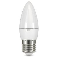 103102310 Лампа Gauss Свеча 9.5W 950lm 6500К E27 LED 1/10/50